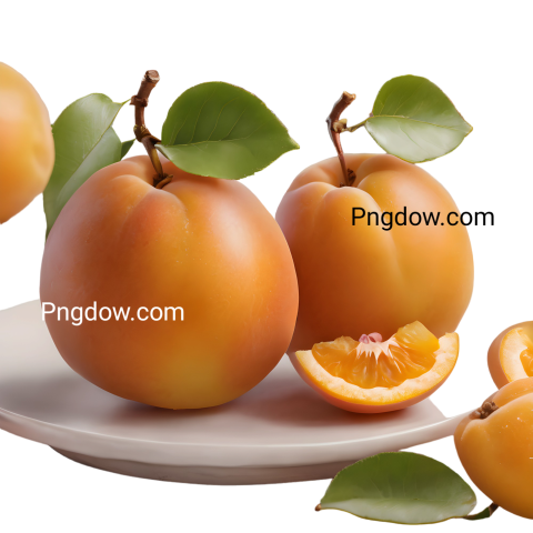 Apricots PNG transparent background free