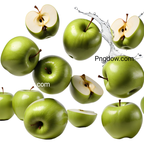Green apple png free