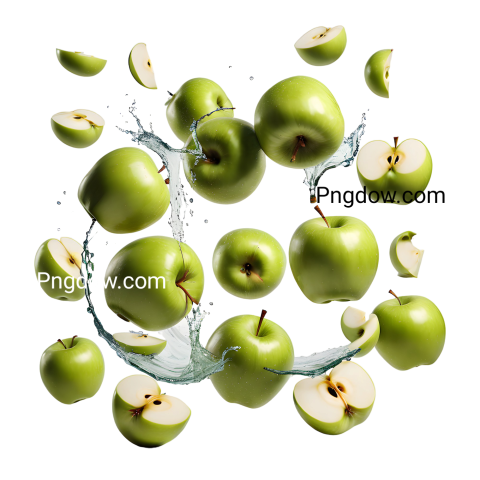 Green apple png download