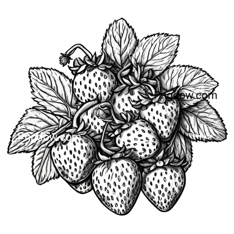 strawberry png drawing image