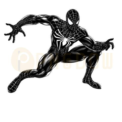 black spider man png images