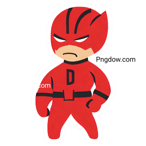 Sticker Daredevil PNG, Daredevil PNG, (9)