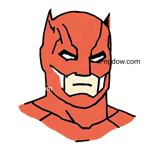 Hand drawn Daredevil PNG, Daredevil PNG, (4)