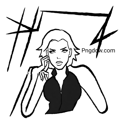 Black Widow Png transparent background , Black Widow (10)