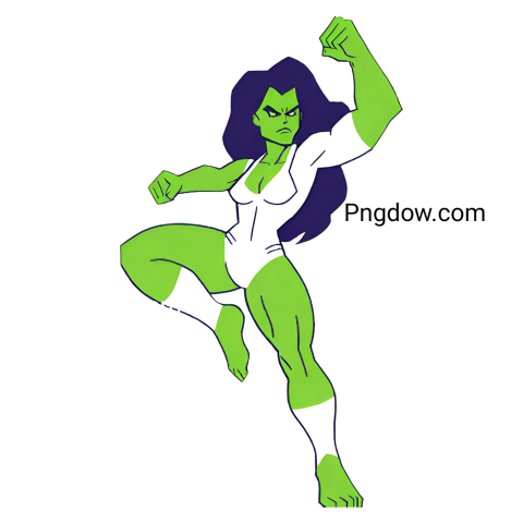 She Hulk PNG, vector, clipart