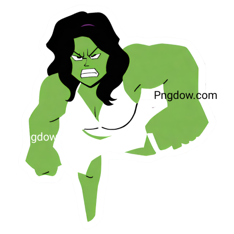 Unleash Your Inner Heroine: She-Hulk Sticker PNG Collection Revealed