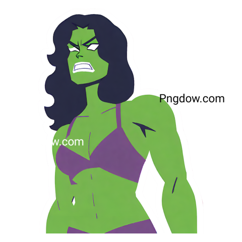 Exclusive She-Hulk Sticker PNGs: Access Your Superpowered Collection Now