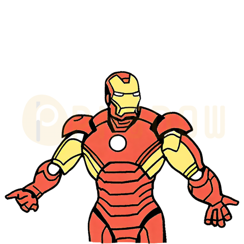 Step into the Marvel Universe with Iron Man PNG Cartoons