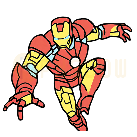 Transform Your Designs with High-Quality Iron Man PNG Cartoons