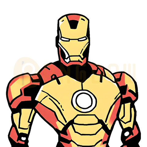 Discover the Power of Iron Man in PNG Cartoon Form
