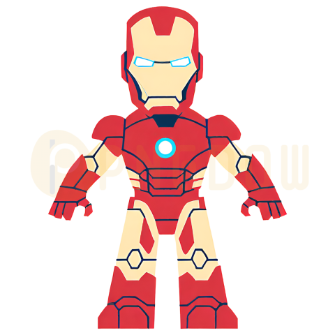 Suit up with Iron Man: The Ultimate Collection of Cartoon PNGs