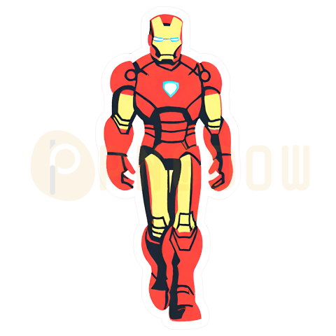 Iron Man PNG Sticker: Elevate Your Digital Messaging Game!