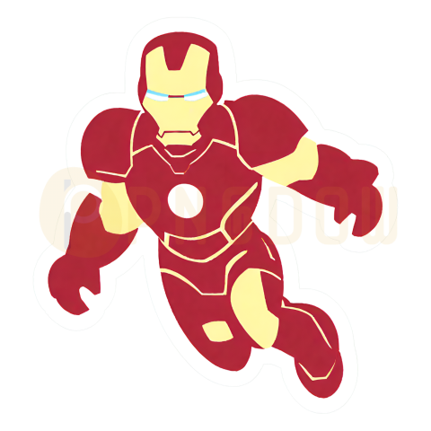 Unleash Your Inner Superhero with Iron Man PNG Stickers