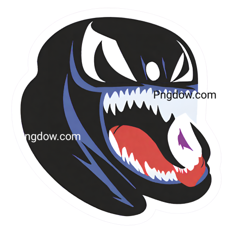 Venom Sticker PNG: Add a Touch of Menace to Your Projects