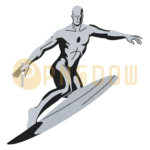 Shining Bright: Where to Find the Best Silver Surfer PNG Images