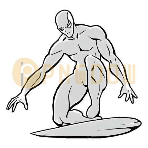 Where to Find the Coolest Silver Surfer Sticker PNGs Online
