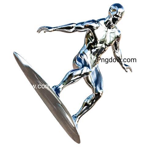 Surfing Through Space: The Ultimate Silver Surfer PNG Images for Your Creative Endeavors