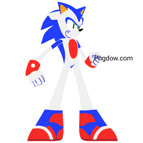 Sonic cartoon PNG