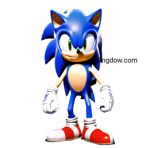 Add a Dash of Speed to Your Designs with Free Sonic Cartoon PNGs