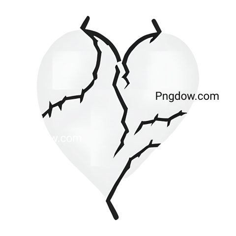 broken heart png transparent background (7)