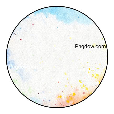 abstract watercolor circle png