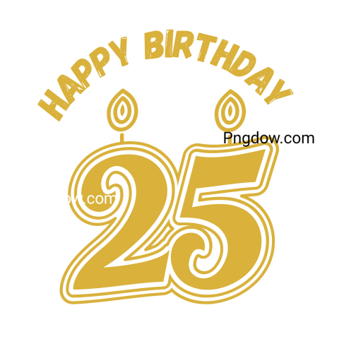 25th birthday images for free download
