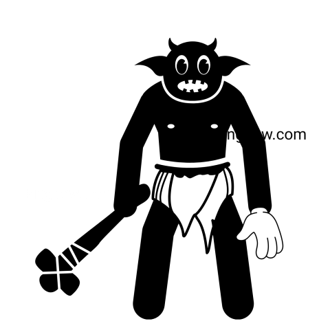 Download Free Black Troll Face PNG Images for Your Memes