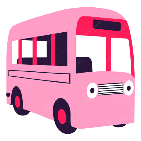 Pink bus PNG image - Photo #21782 - Pngdow - Millions of Transparent ...