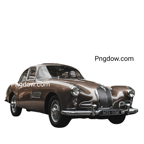 Brown car on png background