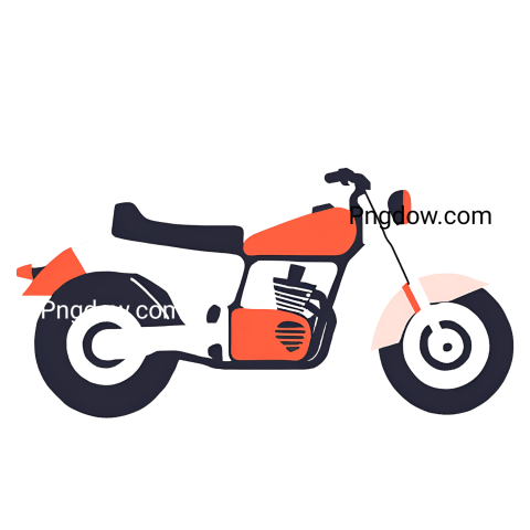 Motorcycle vector illustration on Bike PNG background
