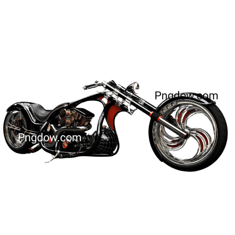 Black and red motorcycle on green background  Bike PNG