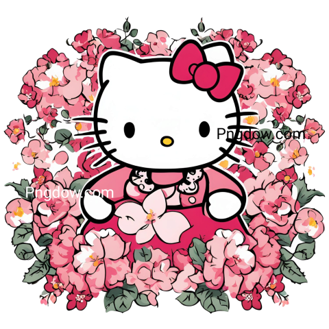 Adorable Hello Kitty sticker by Kawaii Kitty available for free download