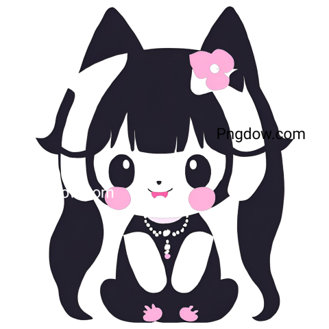 Kuromi PNG - Pngdow - Millions of Transparent PNG Images For Free