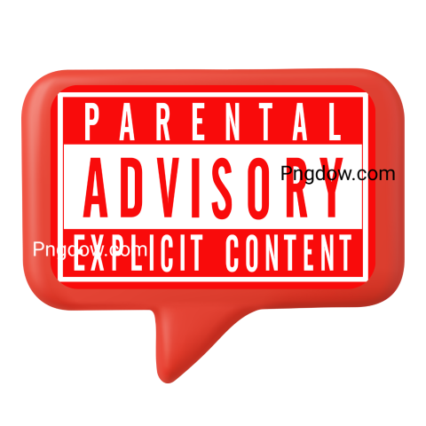parental advisory png image