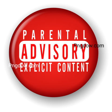 parental advisory png 3D
