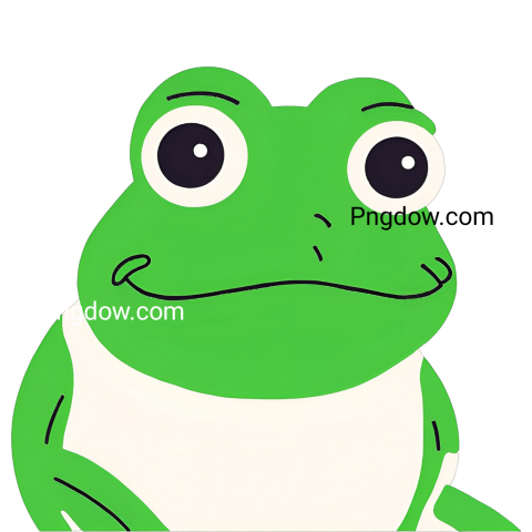 A cartoon frog with big eyes wearing a white shirt  Pepe the Frog transparent Png