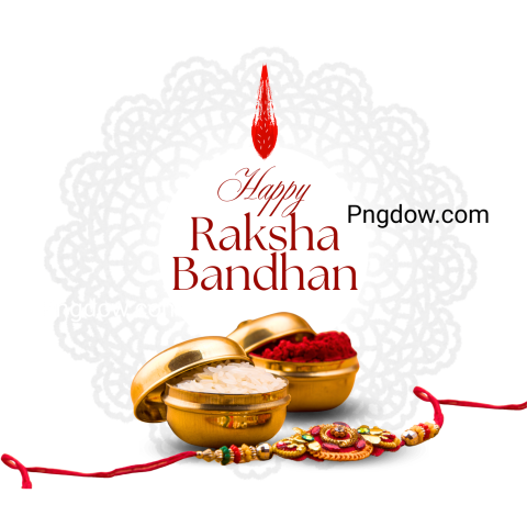 A vibrant Raksha Bandhan 2024 graphic featuring joyful wishes and colorful designs celebrating sibling bond