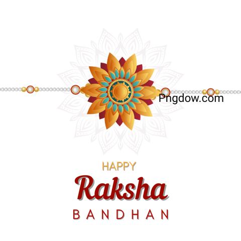 A vibrant Raksha Bandhan celebration featuring colorful flowers and beads, symbolizing love and protection between siblings