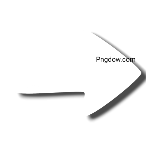 white arrow transparent background