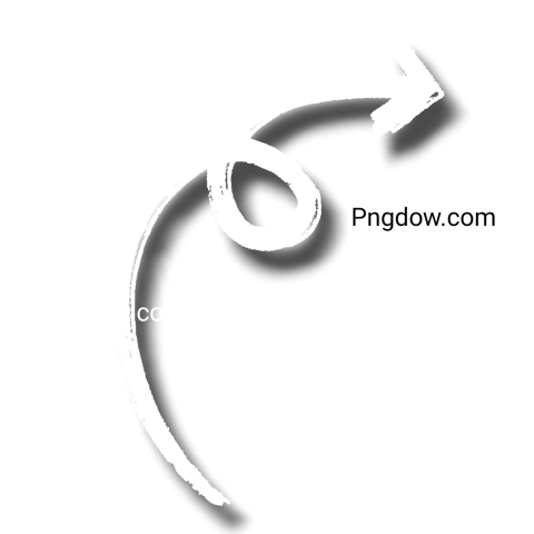 white arrow pointing left on a solid black background, designed in a PNG format for clear visibility