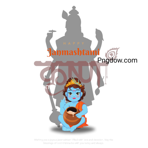 Vibrant Janmashtami 2024 wallpaper featuring Lord Krishna, celebrating the festival with joy and color