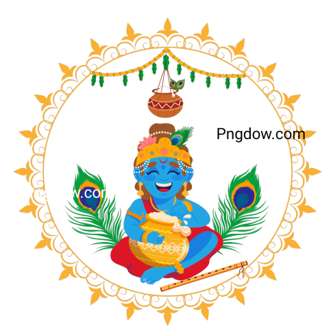 HD janmashtami png