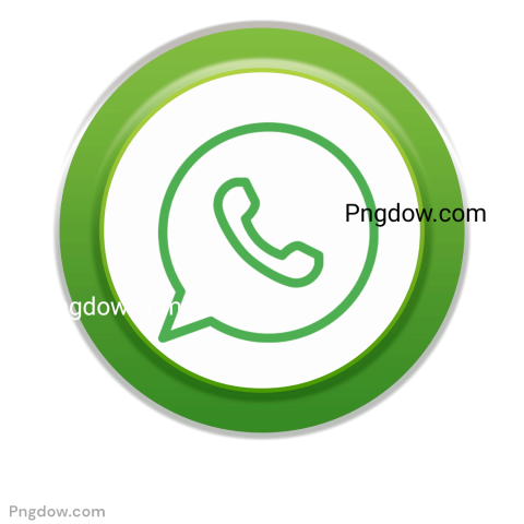 WhatsApp 3d logo PNG