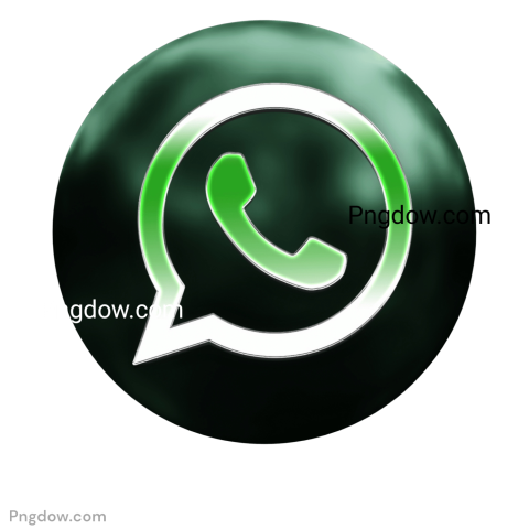 WhatsApp logo in PNG format, featuring a green speech bubble with a white telephone icon inside, symbolizing messaging