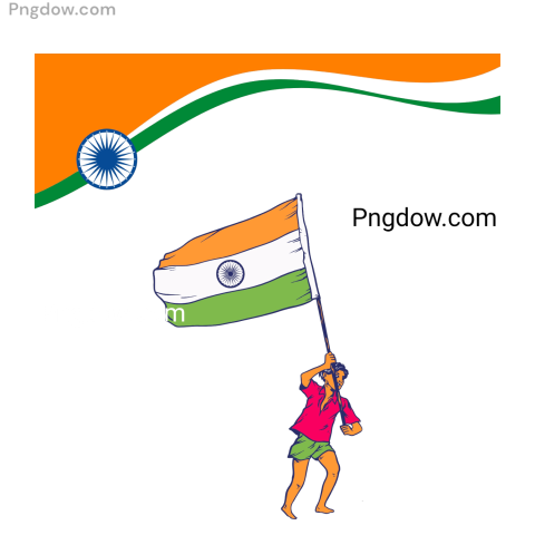 indian flag transparent background