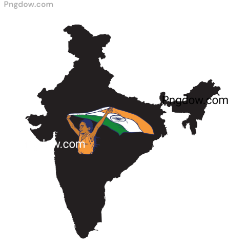 Vector illustration of the Indian flag, featuring saffron, white, and green stripes with a blue Ashoka Chakra in the center