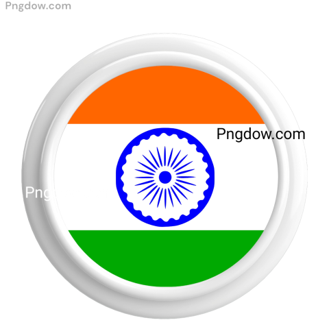 indian flag dp 3D image