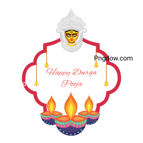 Durga Puja Durga Ashtami Navaratri, text png, Dussehra, holidays png