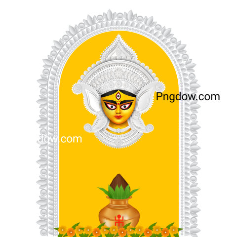 Durga Puja Durga Ashtami Navaratri, Dussehra, holidays, design PNG