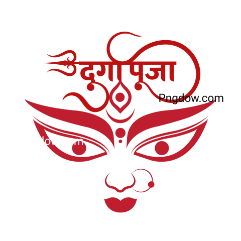 Durga Puja Durga Ashtami Navaratri, Dussehra, holidays, text png